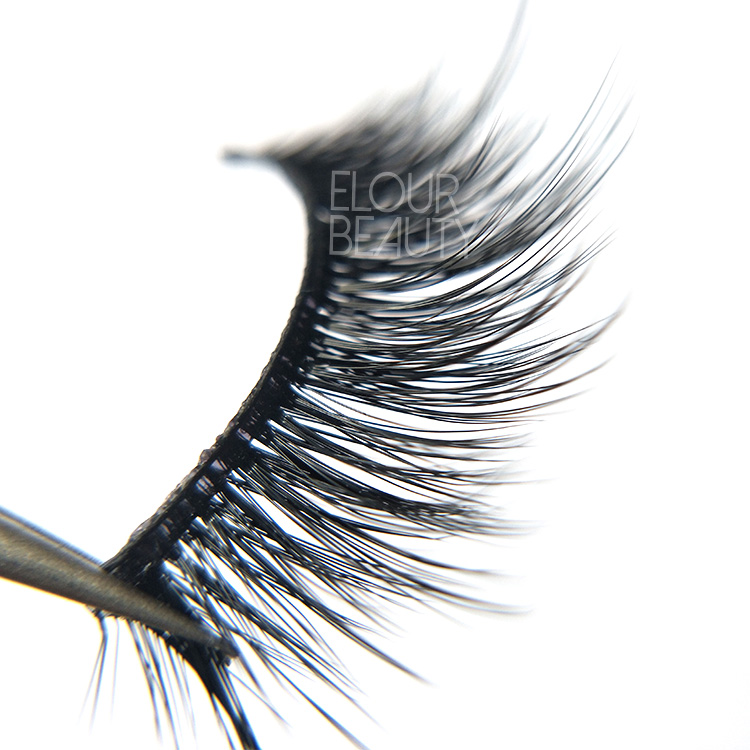 Best quality 3D faux mink fake eyelash with eyelash curler  EL34